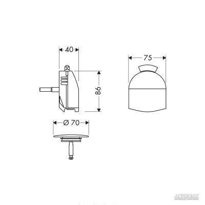 Будкрам купити Exafil Зовнішня частина д/сифона Exafil Зовнішня частина д/сифона 2