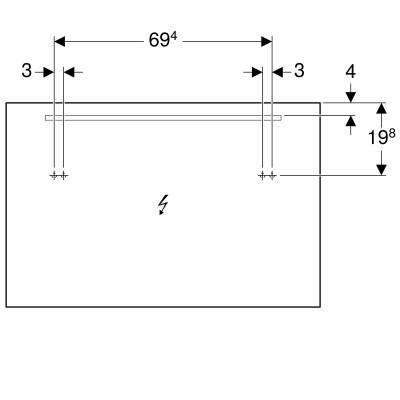 Будкрам купити Option Дзеркало 100 см, з горизонтальною підсвіткою зверху Option Дзеркало 100 см, з горизонтальною підсвіткою зверху 3