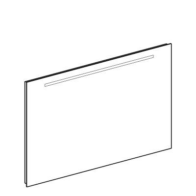 Будкрам купити Option Дзеркало 100 см, з горизонтальною підсвіткою зверху Option Дзеркало 100 см, з горизонтальною підсвіткою зверху 2