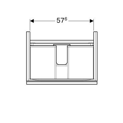 Будкрам купити Acanto Тумба під умивальник 65 см, з 1 висув.ящиком та з 1 висув.внутр.ящиком, корпус: лакований ультраглянець/білий, фасад: біле скло Acanto Тумба під умивальник 65 см, з 1 висув.ящиком та з 1 висув.внутр.ящиком, корпус: лакований ультраглянець/білий, фасад: біле скло 5