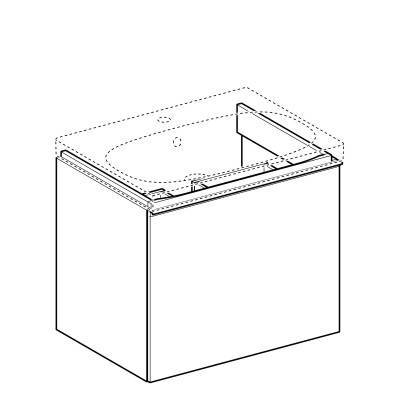 Будкрам купити Acanto Тумба під умивальник 65 см, з 1 висув.ящиком та з 1 висув.внутр.ящиком, корпус: лакований ультраглянець/білий, фасад: біле скло Acanto Тумба під умивальник 65 см, з 1 висув.ящиком та з 1 висув.внутр.ящиком, корпус: лакований ультраглянець/білий, фасад: біле скло 4