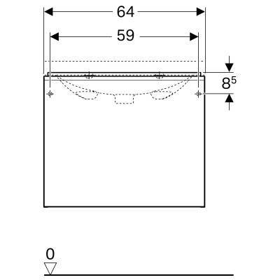 Будкрам купити Acanto Тумба під умивальник 65 см, з 1 висув.ящиком та з 1 висув.внутр.ящиком, корпус: лакований ультраглянець/білий, фасад: біле скло Acanto Тумба під умивальник 65 см, з 1 висув.ящиком та з 1 висув.внутр.ящиком, корпус: лакований ультраглянець/білий, фасад: біле скло 3