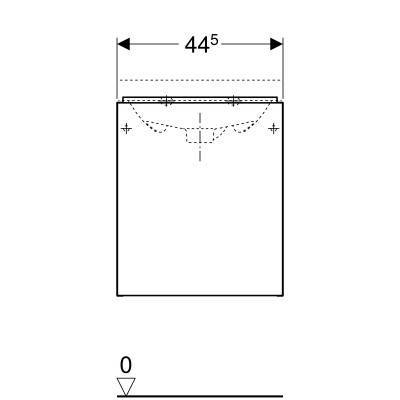 Будкрам купити Acanto Тумба під умивальник 45 см, з 1 дверц., корпус: лакований ультраглянець/білий, фасад: біле скло Acanto Тумба під умивальник 45 см, з 1 дверц., корпус: лакований ультраглянець/білий, фасад: біле скло 5