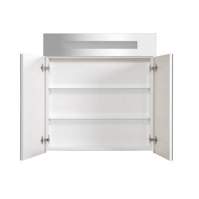 Будкрам купити НІКА Дзеркальна шафка-75, з підсв., біла НІКА Дзеркальна шафка-75, з підсв., біла 3