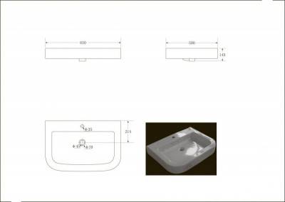 Будкрам купити OPTIMA Раковина 650*500*145, біла OPTIMA Раковина 650*500*145, біла 2
