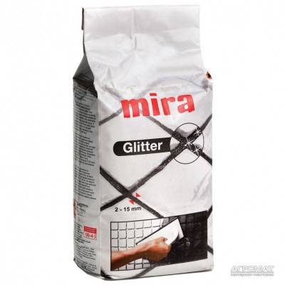 Будкрам купить Затирка mira Glitter lava (черный) 1 кг