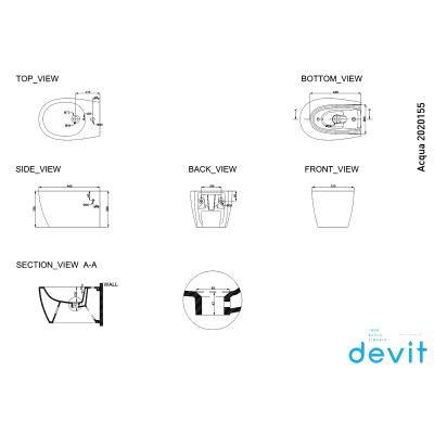 Будкрам купити ACQUA Біде підвісне + кріплення ACQUA Біде підвісне + кріплення 2