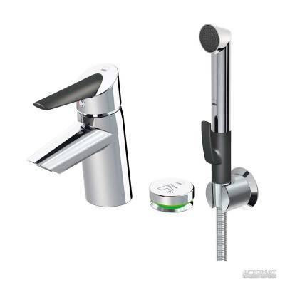 Будкрам купити 2715F Optima Змішувач д/раковини SMART кнопка + bidetta