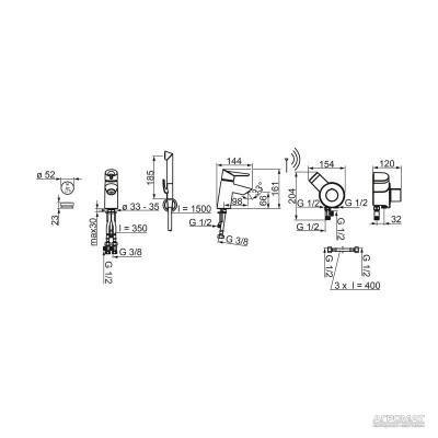 Будкрам купить 2715F Optima Смеситель для раковины SMART кнопка bidetta 2715F Optima Смеситель для раковины SMART кнопка bidetta 3