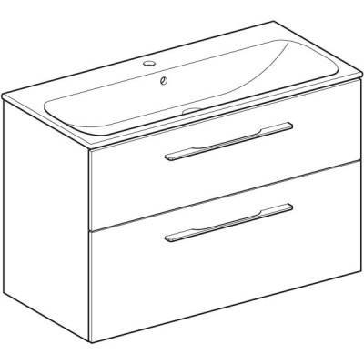 Будкрам купити Selnova Square Комплект меблів для ванної кімнати: тумба під раковину 100см з 2-ма шухлядами + раковина slim rim з 1отв.під зміш. та переливом, колір горіх темний Selnova Square Комплект меблів для ванної кімнати: тумба під раковину 100см з 2-ма шухлядами + раковина slim rim з 1отв.під зміш. та переливом, колір горіх темний 3