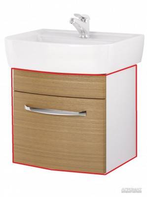 Будкрам купити PURE Тумба д/раковини-60 горіх