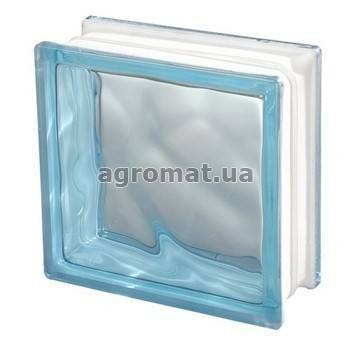 Будкрам купить Стеклоблок 1908 / W Aquamarine (LIGH BLUE) голубой