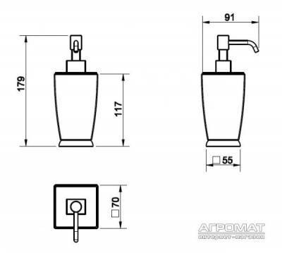 Будкрам купити 33238-032 Mimi Дозатор, настільний 33238-032 Mimi Дозатор, настільний 2
