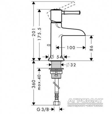 Будкрам купити 14127000 Talis Classic Natural Змішувач д/раковини 14127000 Talis Classic Natural Змішувач д/раковини 2
