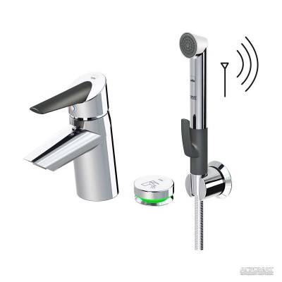 Будкрам купить Optima 2705F Смеситель для раковины SMART кнопка bidetta
