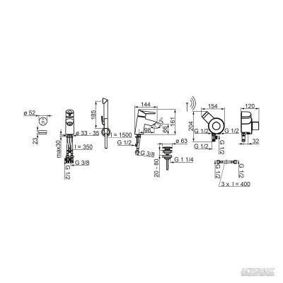 Будкрам купить Optima 2705F Смеситель для раковины SMART кнопка bidetta Optima 2705F Смеситель для раковины SMART кнопка bidetta 2
