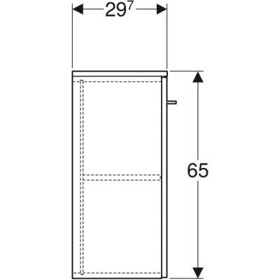 Будкрам купити Selnova Square Шафка з одними дверима, сторона відкривання ліва або права, ширина 33см, колір білий глянець Selnova Square Шафка з одними дверима, сторона відкривання ліва або права, ширина 33см, колір білий глянець 4