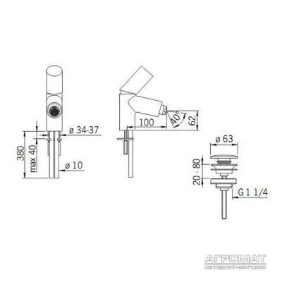 Будкрам купить 8618F Alessi Dot Смеситель для биде 8618F Alessi Dot Смеситель для биде 2