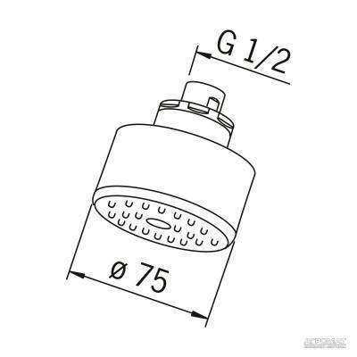 Будкрам купить 232110 ORAS верхний душ 232110 ORAS верхний душ 2