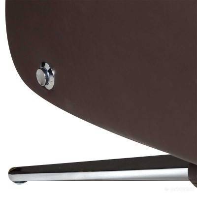 Будкрам купить Кресло CLIFF с базой cromo (кожа Provence negro) Кресло CLIFF с базой cromo (кожа Provence negro) 6