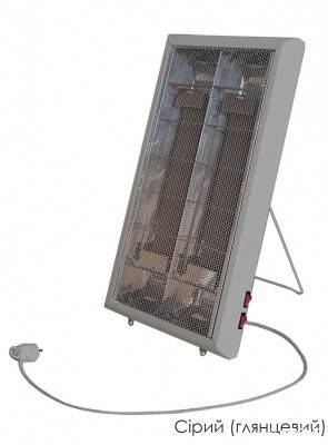 Будкрам купити Обігрівач інфрачервоний двопозиційний (1,1 кВт) сірий
