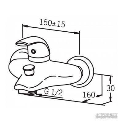 Будкрам купить 1740Y New Vienda Смеситель для ванны 1740Y New Vienda Смеситель для ванны 2