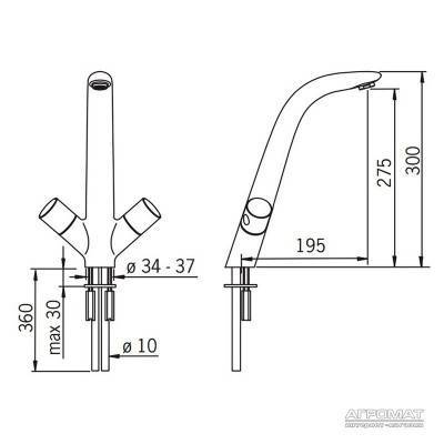 Будкрам купить 8520 Lacucina Aless Смеситель для кухни 8520 Lacucina Aless Смеситель для кухни 2