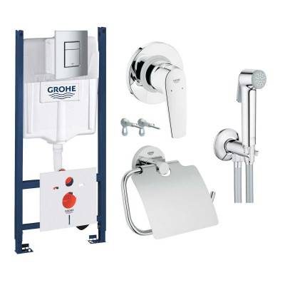 Будкрам купить Акционный Комплект Инсталляция 3873200A   гигиенический душ 121646   держатель бумаги 40367001