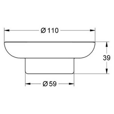 Будкрам купить Мыльница Grohe Essentials 40368001 Мыльница Grohe Essentials 40368001 4