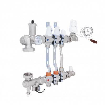 Будкрам купить Коллекторная группа Icma 3/4" 2 выхода, с расходомером №A2K013