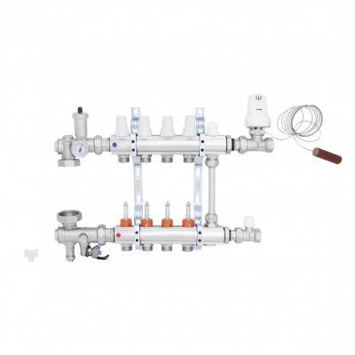Будкрам купити Колекторна група Icma 3/4" 4 виходи, з витратоміром №A2K013 Колекторна група Icma 3/4" 4 виходи, з витратоміром №A2K013 5