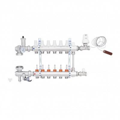 Будкрам купити Колекторна група Icma 3/4" 6 виходів, з витратоміром №A2K013 Колекторна група Icma 3/4" 6 виходів, з витратоміром №A2K013 5