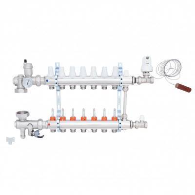 Будкрам купити Колекторна група Icma 3/4" 7 виходів, з витратоміром №A2K013 Колекторна група Icma 3/4" 7 виходів, з витратоміром №A2K013 5