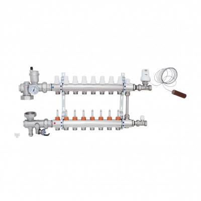 Будкрам купити Колекторна група Icma 3/4" 8 виходів, з витратоміром №A2K013 Колекторна група Icma 3/4" 8 виходів, з витратоміром №A2K013 5