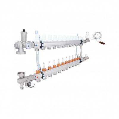 Будкрам купить Коллекторная группа Icma 3/4" 11 выходов, с расходомером №A2K013