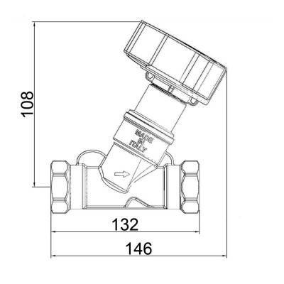 Будкрам купити Балансувальний вентиль Icma 1" 1/2 № С300 Балансувальний вентиль Icma 1" 1/2 № С300 3