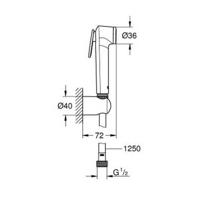Будкрам купити Набір для гігієнічного душу Grohe Tempesta-F Trigger Spray 30 27513001 Набір для гігієнічного душу Grohe Tempesta-F Trigger Spray 30 27513001 4