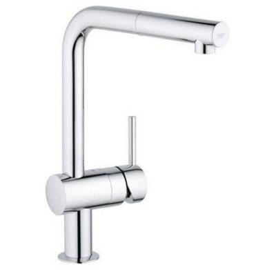 Будкрам купити Змішувач для кухні з висувним виливом Grohe Minta 32168000