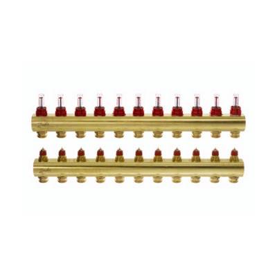 Будкрам купить Коллектор с расходомерами Danfoss FHF на 11 выходов (088U0531)