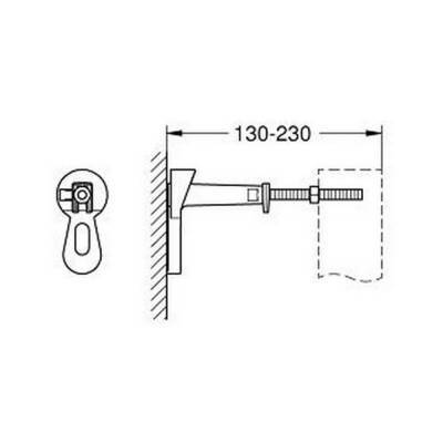 Будкрам купить Уголок настенный Grohe Rapid SL 3855800M Уголок настенный Grohe Rapid SL 3855800M 2