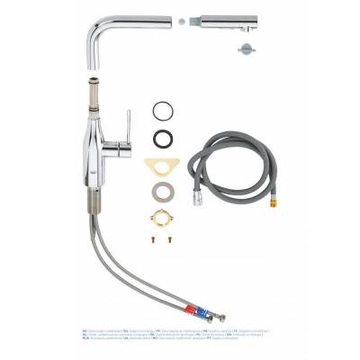 Будкрам купить Смеситель для кухни с выдвижным изливом Grohe Essence 30270000 Смеситель для кухни с выдвижным изливом Grohe Essence 30270000 6