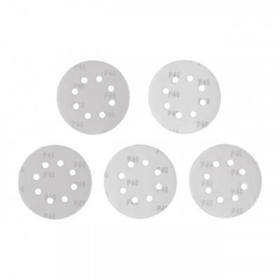 Будкрам купити Коло наждачне самоклеючий 125мм з отворами, папір клас С, щільність 140 г/м2, К40, уп. 5од Коло наждачне самоклеючий 125мм з отворами, папір клас С, щільність 140 г/м2, К40, уп. 5од 2