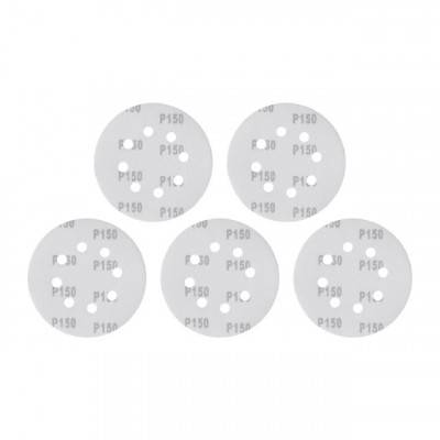 Будкрам купити Коло наждачне самоклеючий 125мм з отворами, папір клас С, щільність 140 г/м2, К150, уп. 5од Коло наждачне самоклеючий 125мм з отворами, папір клас С, щільність 140 г/м2, К150, уп. 5од 2