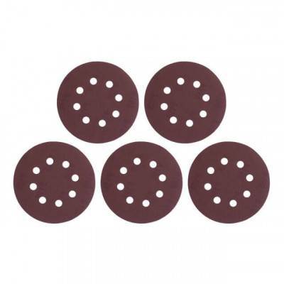 Будкрам купити Коло наждачне самоклеючий 125мм з отворами, папір клас С, щільність 140 г/м2, К150, уп. 5од