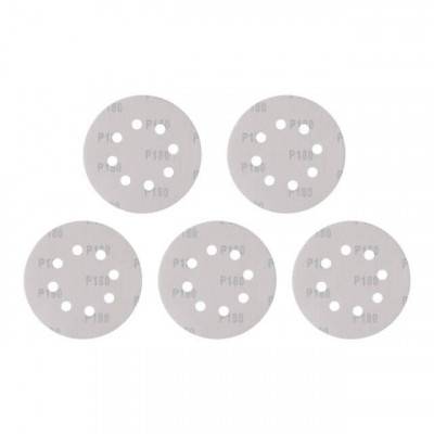 Будкрам купити Коло наждачне самоклеючий 125мм з отворами, папір клас С, щільність 140 г/м2, К180, уп. 5од Коло наждачне самоклеючий 125мм з отворами, папір клас С, щільність 140 г/м2, К180, уп. 5од 2