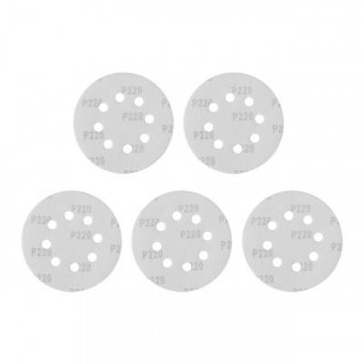 Будкрам купить Круг наждачный самоклеющийся 125мм с отверстиями, бумага класс С, плотность 140 г/м2, К220, уп. 5ед Круг наждачный самоклеющийся 125мм с отверстиями, бумага класс С, плотность 140 г/м2, К220, уп. 5ед 2