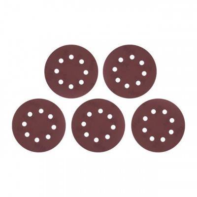 Будкрам купити Коло наждачне самоклеючий 125мм з отворами, папір клас С, щільність 140 г/м2, К600, уп. 5од