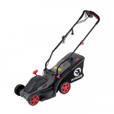 Будкрам купити Газонокосарка електрична 1400 Вт, 230 В~50 Гц, 3300 об/хв, ширина захвату 340 мм, висота зрізу 30-80 мм, контейнер 35 літрів