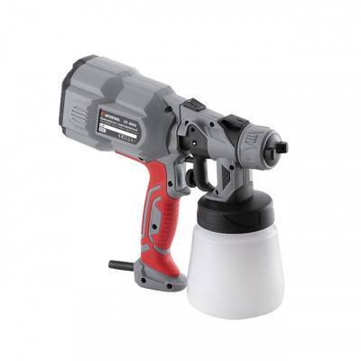 Будкрам купити Краскопульт електричний HVLP 550 Вт., форсунка 1.8 мм, бачок 800 мл, 400 мл/хв. Краскопульт електричний HVLP 550 Вт., форсунка 1.8 мм, бачок 800 мл, 400 мл/хв. 4