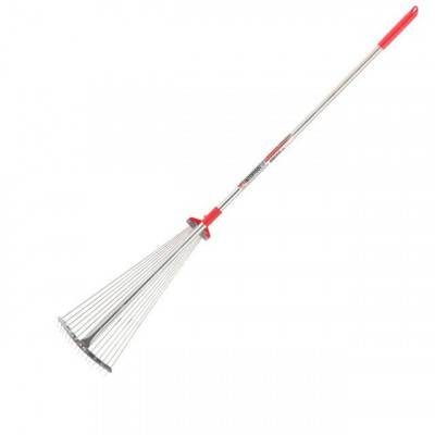 Будкрам купить Грабли веерные 15 прутьев, металлическая рукоятка, регулировка ширины 20-65см Грабли веерные 15 прутьев, металлическая рукоятка, регулировка ширины 20-65см 2